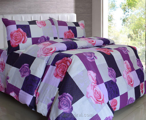 Sprei Panca Violet Rose