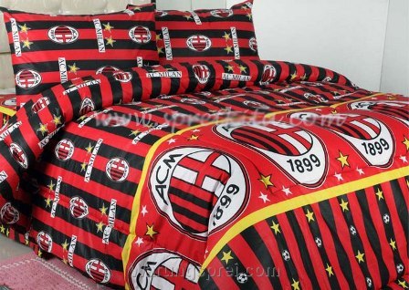 640 Gambar gambar sprei ac milan Keren