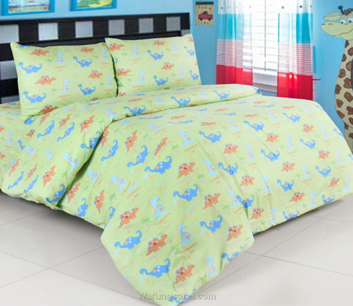 Sprei Panca Dino Allover Hijau