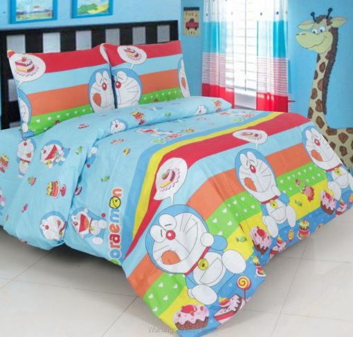 Sprei Panca Doraemon Cupcake