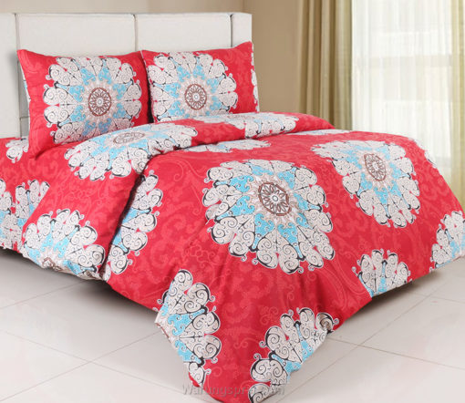 Sprei Panca Keraton Merah