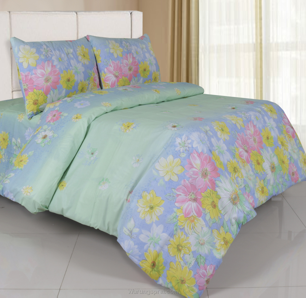  Sprei  Panca Summer Rose Hijau  Warungsprei com